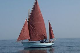 Drascombe Dabber Sailing Boat on the water